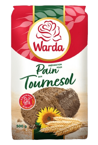 Préparation pour pain de tournesol warda