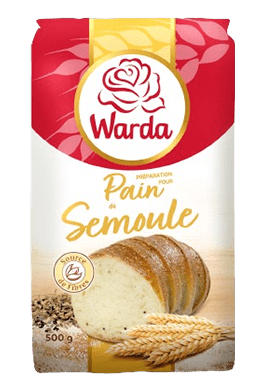 Préparation pour pain de semoule warda