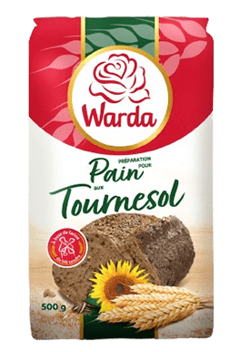 Préparation pour pain de tournesol warda